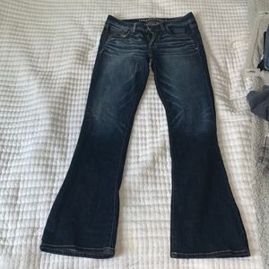 AE jeans high rise skinny kick (fits over boots)
